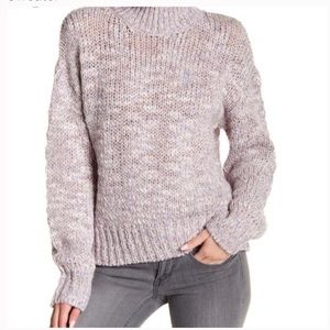 Pastel Purple Mock Neck Sweater